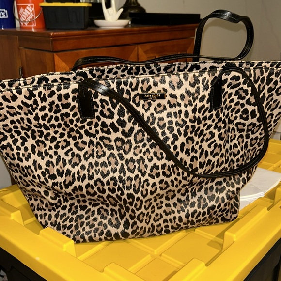 Kate Spade leopard tote - Picture 4 of 4